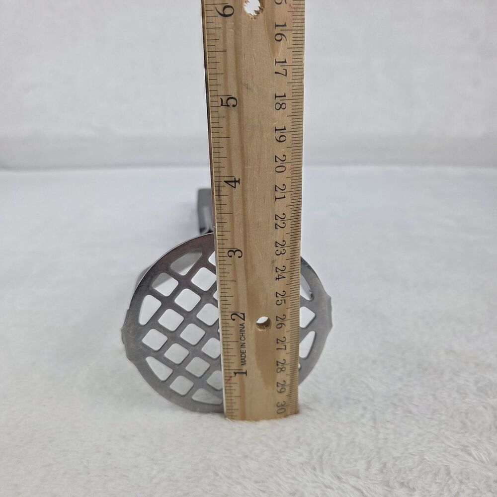 Vintage Maid Of Honor Stainless Steel Potato Masher Black Handle 9.5” - Picture 7 of 10